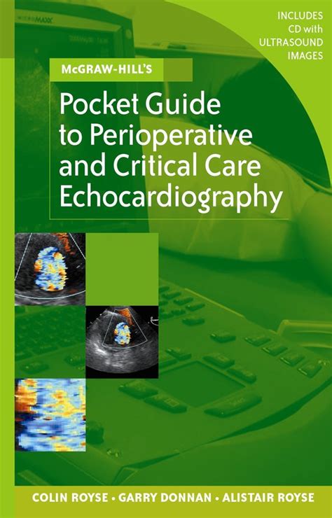 Pocket guide to perioperative and critical care echocardiography mcgraw hill. - Bedeutung des farbigen lichtes für das gesunde und kranke auge.