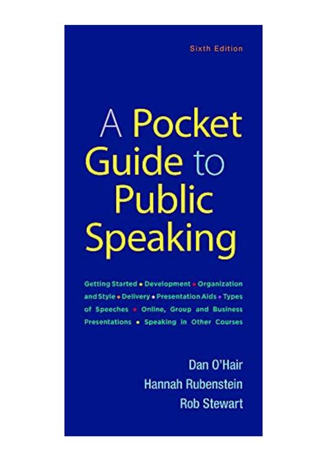 Pocket guide to public speaking bedford. - Service manual suzuki swift 1 5vvt 2011.