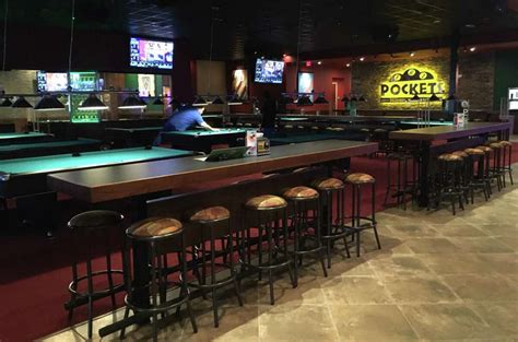 Pockets san antonio. 4. Bradley’s-N-Billiards. “Plenty of space to hang out and play pool. Drinks are okay and beer is super cold.” more. 5. Pockets - San Antonio. “Service is wonderful and staff is amazing and the pool tables are awesome.” more. 6. Stacy’s Sports Bar. 