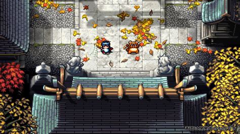 Pocky and rocky reshrined. Pocky & Rocky Reshrined. This is an action game in which players follow mythical rodent-like creatures as they battle evil forces. From a top-down perspective, players move through stylized, mythical levels and shoot projectiles (e.g., blades, leaves, balls of energy) at enemy creatures (e.g., hands, monsters, demons). 