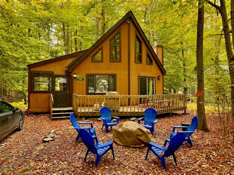 Poconos cabins with pool.  In the Poconos, the compass points to memorable experien...