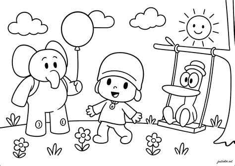 Pocoyo Coloring