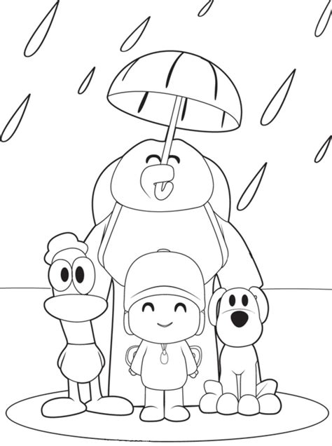Pocoyo Coloring Sheets