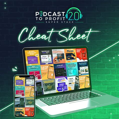 Podcast to Profit 2.0 Unfair Advantage Cheat Sheet Infostack.io
