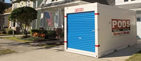 Pods storage unit. Comparable to: 10' x 15' self-storage unit or 20' rental truck. The 16-foot container is PODS’ largest and most popular size for local and long-distance moves and for storage, holding the contents for a space up to 1,200 square feet. Container dimensions: 16' x 8' x 8'. Fits contents from a 1- to 2-bedroom … 