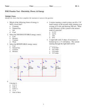 Poe Final Exam Answer Key Pdf