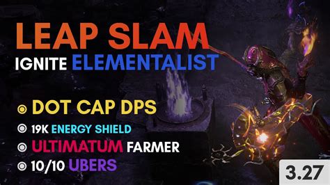 Poe ninja elementalist. 27 Keepers - CI Leap Slam Ignite Elementalist From Rusty Na...