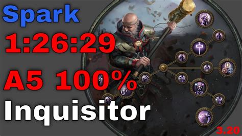 Poe spark inquisitor. Even for less than the sum of 15 Chaos Orbs our Spark Inquisitor has the damage and the survivability to leap right into the end-game and get farming. The high amount of Life Regeneration and Leech gives the build an extremely comfortable and forgiving feeling, making it relaxing to play and a great choice for players of all levels of experience. 