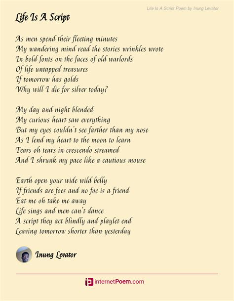 Poem Script