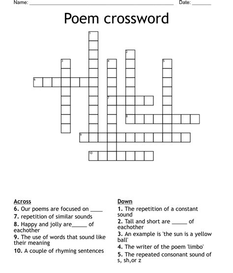 Poem of dedication crossword clue. Poem of dedication. Today's crossword puzzle clue is a quick one: Poem of dedication. We will try to find the right answer to this particular crossword clue. Here are the possible solutions for "Poem of dedication" clue. It was last seen in The USA Today quick crossword. We have 1 possible answer in our database. Sponsored Links. 