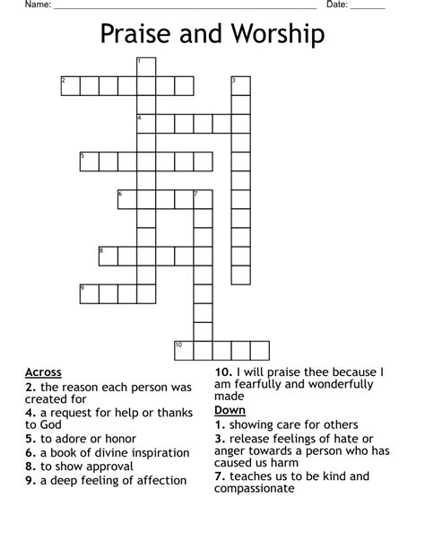 Answers for Word of praise (7) crossword clue, 7 letters. Search for crossword clues found in the Daily Celebrity, NY Times, Daily Mirror, Telegraph and major publications. Find clues for Word of praise (7) or most any crossword answer or …. 