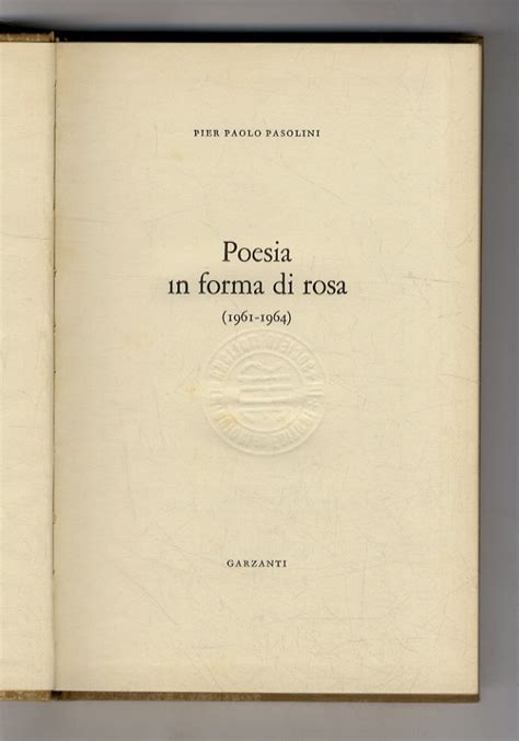 Poesia in forma di rosa (1961 1964). - Eb jacobs fire assessment guide nj police.