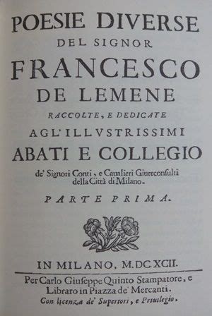 Poesie diverse del signor francesco de lemene. - Karl der grosse und seine gelehrten.