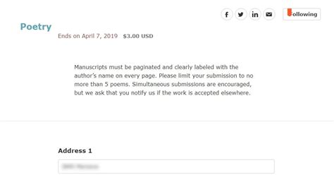 Poetry submissions may 2020.  Please send only one submission at a time per...