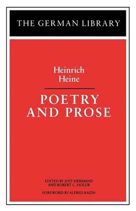 Full Download Poetry And Prose By Heinrich Heine