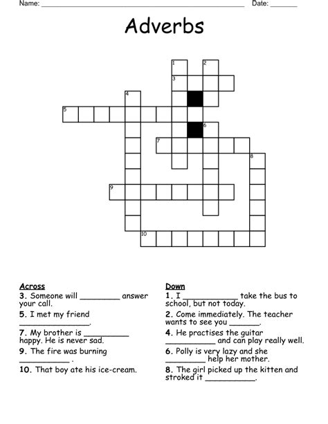 Advertisement Poet's adverb Crossword Clue The Crossword Solver found 30 answers to "Poet's adverb", 3 letters crossword clue. The Crossword Solver finds answers to classic crosswords and cryptic crossword puzzles. Enter the length or pattern for better results. Click the answer to find similar crossword clues . Enter a Crossword Clue. 