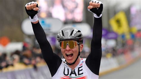 Pogacar wins Tour of Flanders for 1st time, Van der Poel 2nd
