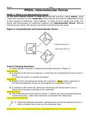 Intro to intermolecular forces pogil answers : the more intermolecularIntermolecular forces lessonplanet polarity molecules Worksheet intermolecular geometryFamous pogil intermolecular forces and …