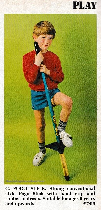 Pogo Stick The Vintage Toy Advertiser