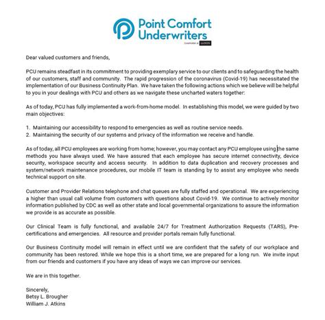 Point Comfort Underwriters LinkedIn