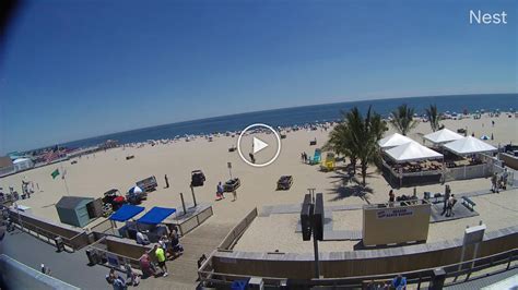 Click to View Webcam. Enjoy this live beach cam from Martell’s Tiki Bar in Point Pleasant Beach, NJ. Discover New Jersey beaches and check out what’s happening live at the beach. Check the current weather, surf conditions, and enjoy scenic beach views from popular beaches and coastal towns on the Jersey Shore. . 