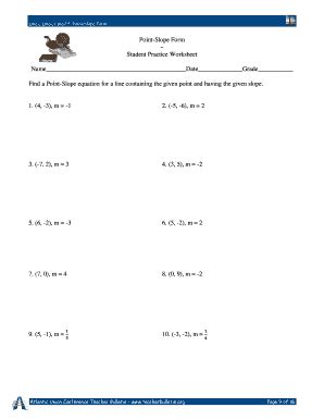 Point slope form student practice worksheet. - Principles of accounting 18th edition solution manual.