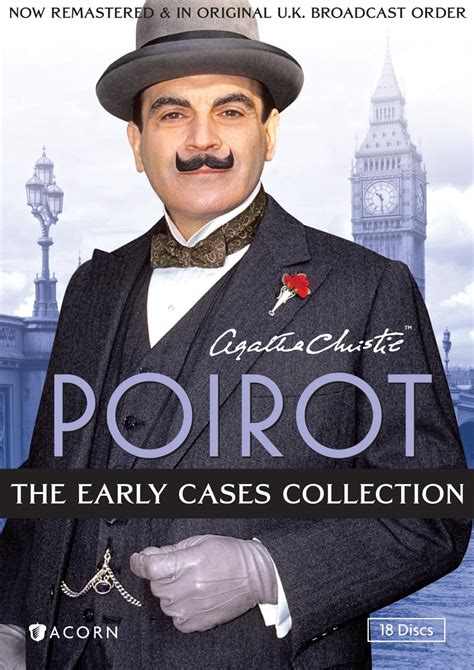 Poirot movie. Agatha Christie's Poirot. Season 1. David Suchet stars as the dapper, diminutive Belgian who solves the most serpentine cases with the sharpest of minds and the driest of wits. 896 IMDb 8.6 1990 10 episodes. X-Ray 13+. 