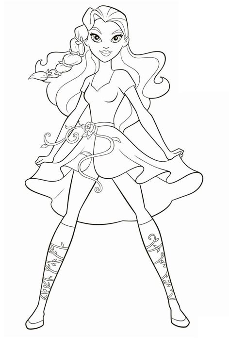 Poison Ivy Coloring Pages - Coloring Home