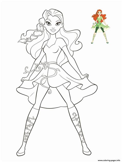 Poison Ivy Coloring Shee