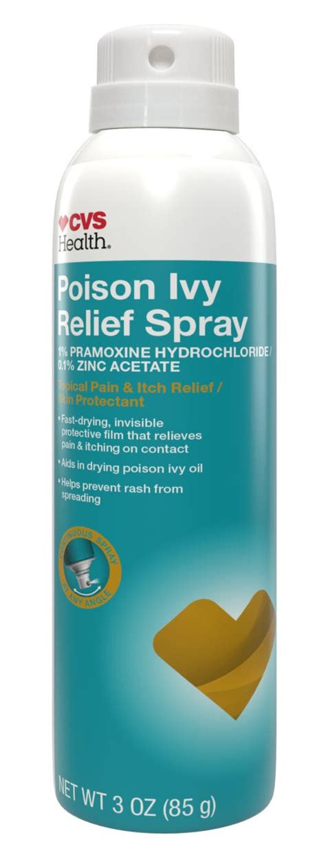 Poison ivy shot cvs. This protective film contains an analgesic drug to relieve pain and itching and holds moisturizing and cooling agents delivered by the wash under a dry touch coating. This spray works at any angle, and there's no need to rub it in. Plus, our Fast-Dry technology helps prevent the rash from spreading.</p> <p><strong>Directions for use: </strong ... 