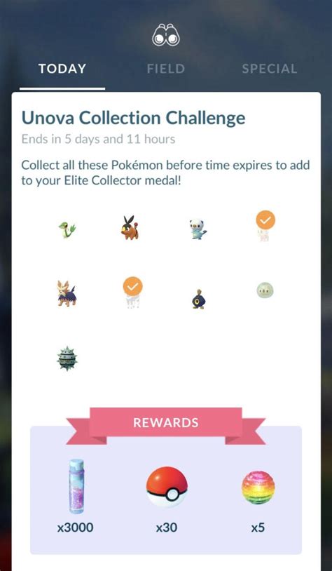 Pokémon Go Evolution Collection Challenge list and rewards 