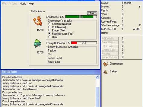 Pokémon Simulator for Windows