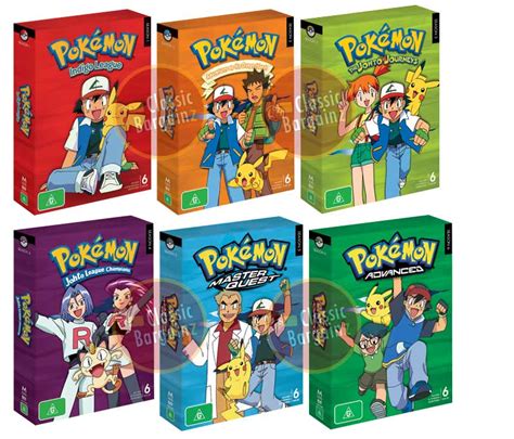 Pokémon TV series Box Set DVDs for sale eBay