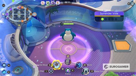 Pokémon Unite How to surrender a match and quit a match safely explained 