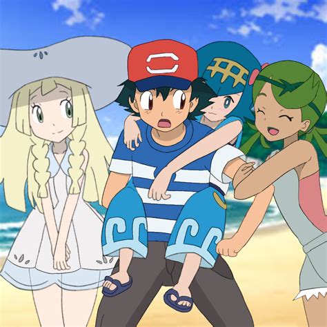 Ash and 12 girls harem. Part 9 of the series: Alola. While exploring Seafolk Village in search of Hapu, we encounter a Trainer eager to witness an Alolan Raichu. We …. 