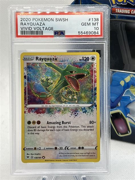 Pokemon - PSA 10 Rayquaza Amazing Rare - 138/185 - eBay