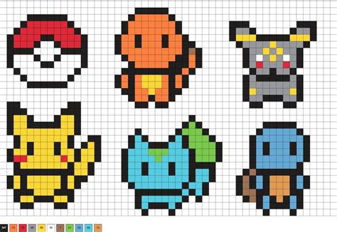 Pokemon Bead Template