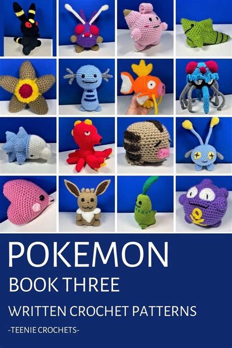 Pokemon Book Three Written Crochet Patterns