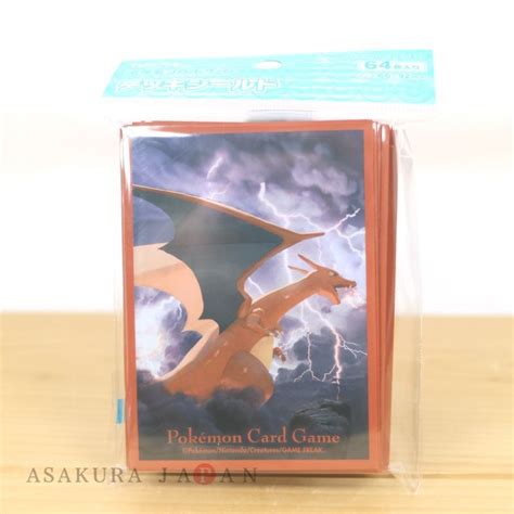 Pokemon Center Original Card Game Sleeve Flying Charizard 64 …