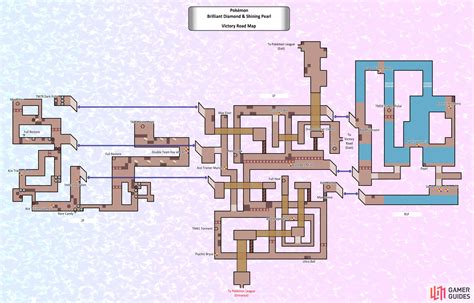 Pokemon FireRed Version Victory Road Map Map for Game Boy Advance by StarFighters76 GameFAQs