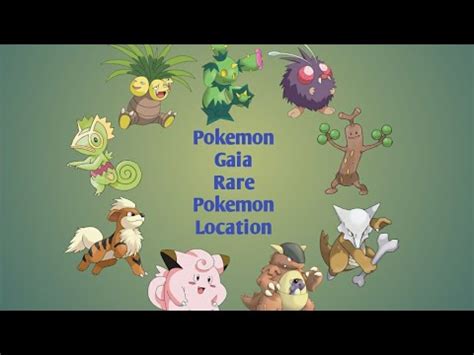Pokemon Gaia Pokemon Locations
