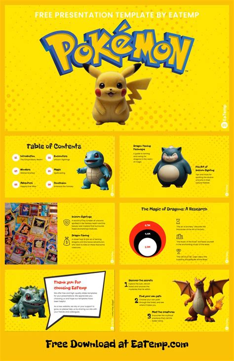 Pokemon Google Slides Template