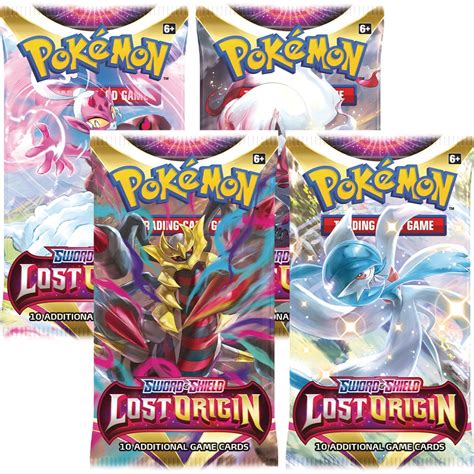 Pokemon Lost Origin Art Set Complete x4 Booster Packs Sealed …