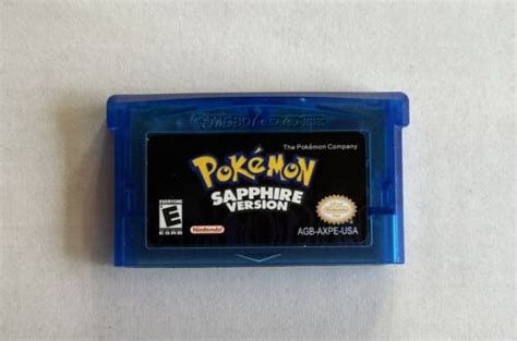 Pokemon Sapphire GameBoy Advance Cartridge - eBay