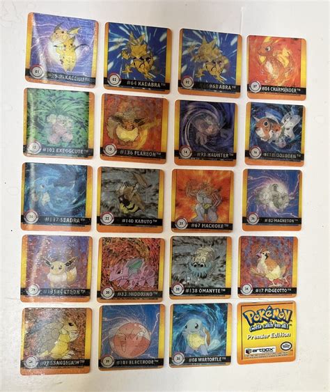Apr 20, 2022 · 1999 Artbox Pokemon Stickers Serie