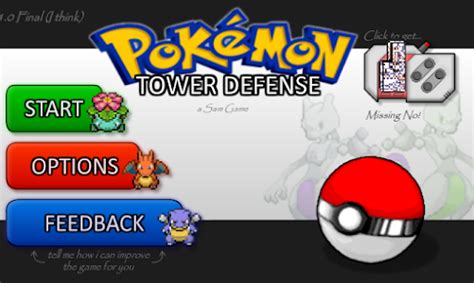 Play Pokemon Tower Defense online at Silvergames.com and embark on an epic adventure to become the ultimate Pokemon trainer. Train and evolve your Pokemon, strategize your defenses, and prove your skills in thrilling battles. Controls: Mouse