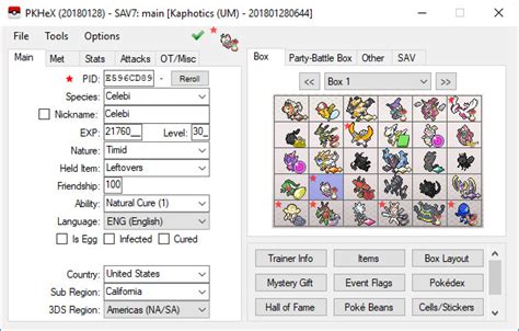 Pokemon gen 2 save editor.  Pok&eacute;mon Showdown sets and QR codes can be...