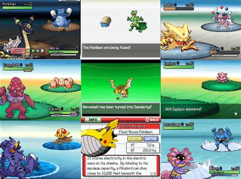Pokémon Fusion; Postgame; Differences with official games; Game contents. Pokédex; Items; Pokémon and item locations; Gym Leaders; Moves and abilities; Community. …. 