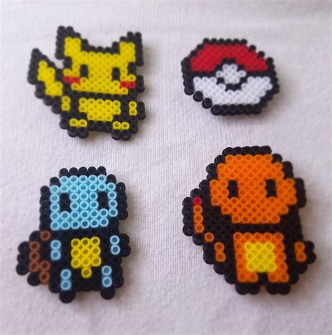 Pikachu perler bead pattern. Find free perler bead patterns / bead sprites on kandipatterns.com, or create your own using our free pattern maker!. 