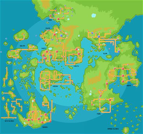 Name the countries that originated the Pokémon main series regions. The state name or region it is based on is also accepted. Available regions: *Kanto. *Sevii Islands. *Johto. *Hoenn. *Sinnoh. *Hisui.